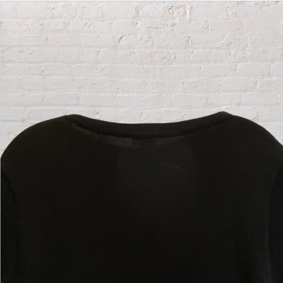 ARMANI JEANS -- Men's Black T-Shirt, Short Sleeved, Fitted, Designer - Picture 9 of 9